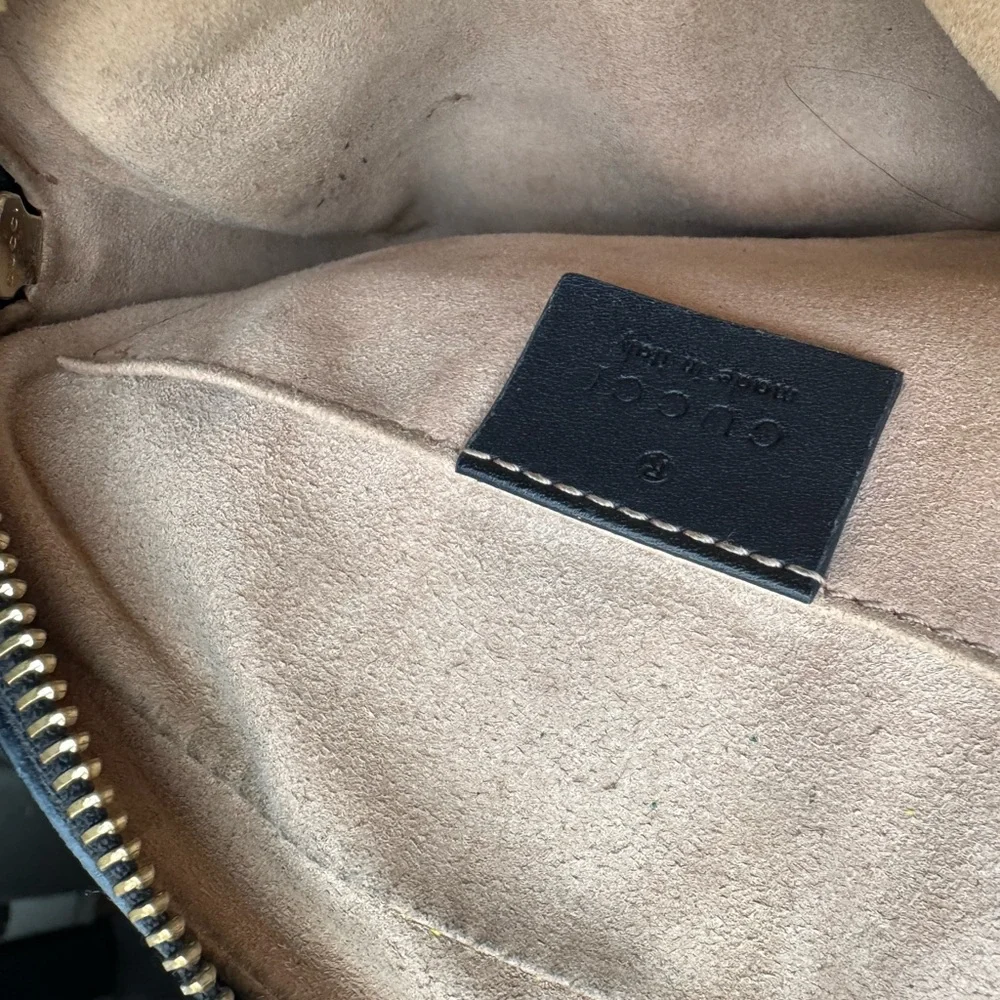 Vintage Gucci Ophidia Black Leather and Suede Crossbody Bag / Handbag - Picture 9 of 9